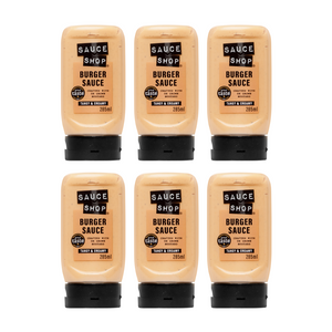 6x285ml Plastic Squeeze Bottle