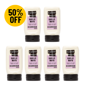 6x285ml Plastic Squeeze Bottle