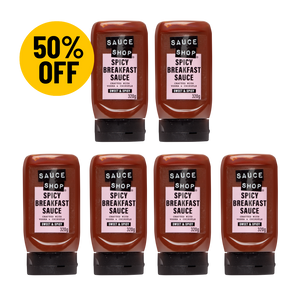 6x320g Plastic Squeeze Bottle